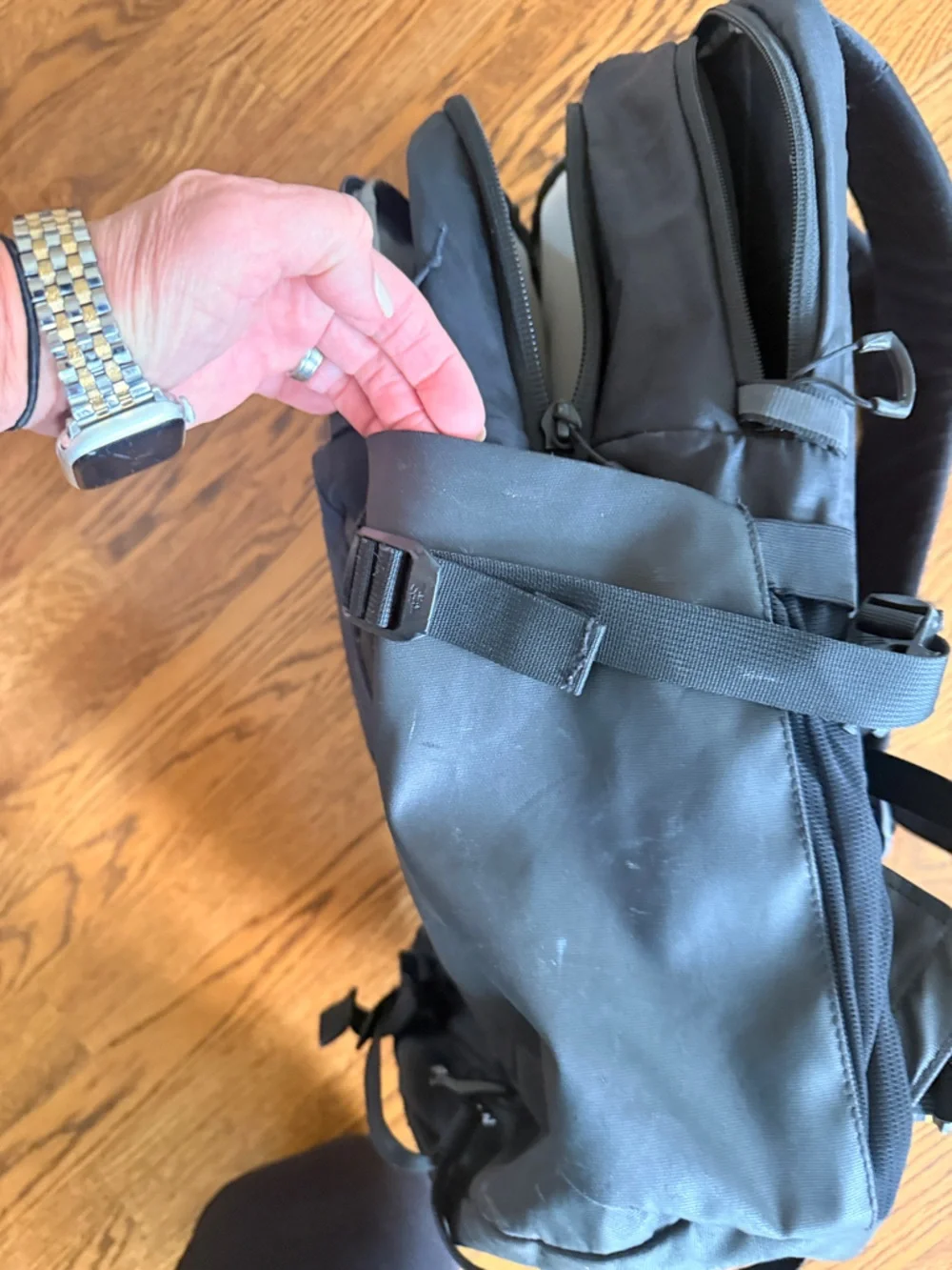 The North Face Black Backpack with Logo - Daypack